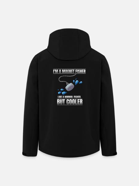I'm a magnet fisher - Men’s Recycled Softshell Jacket by Stanley/Stella - black