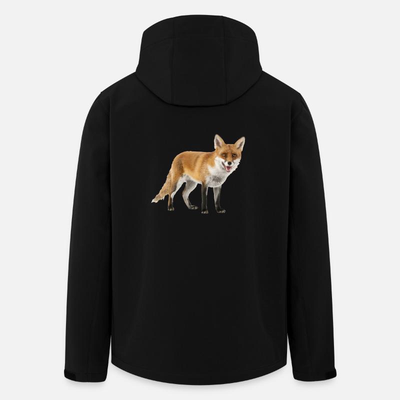 Fox - Men’s Recycled Softshell Jacket by Stanley/Stella - black