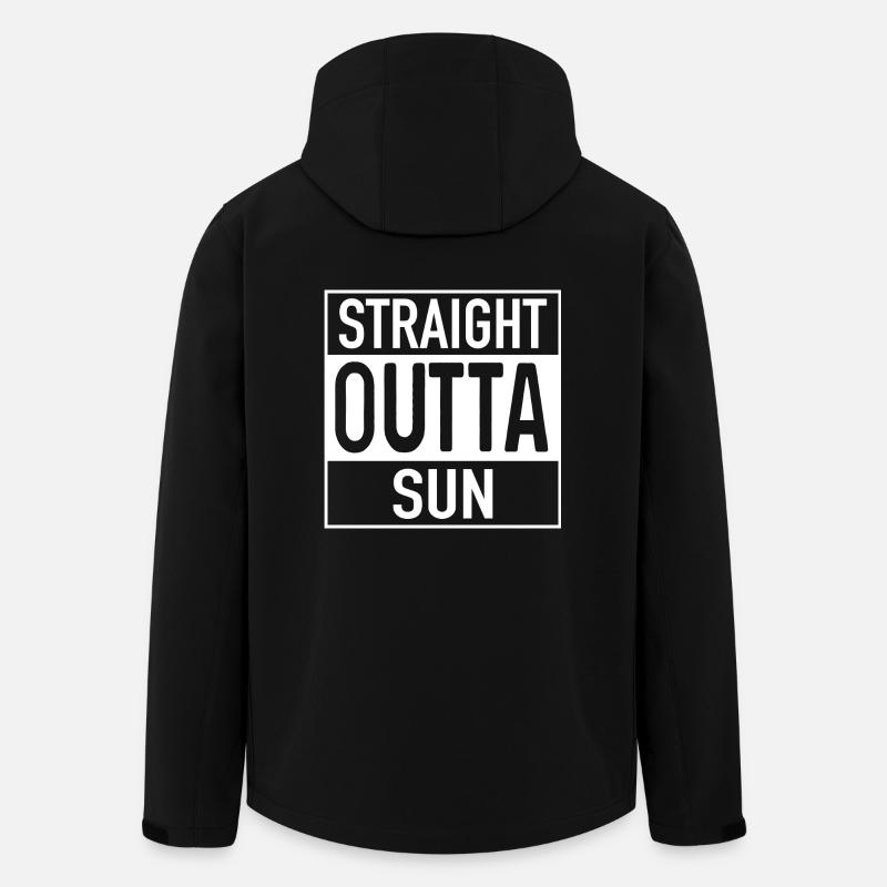 OutTA SUN direct - Veste softshell homme en polyester recyclé Stanley/Stella - noir