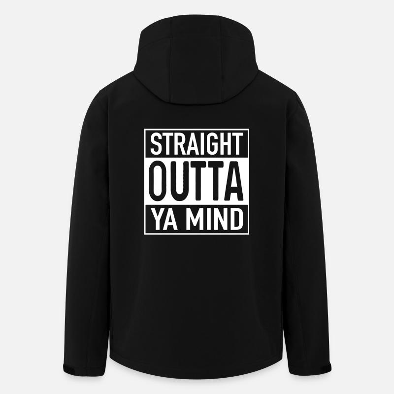 DROIT OUTTA YA - Veste softshell homme en polyester recyclé Stanley/Stella - noir