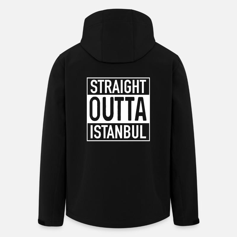 Straight OUTTA ISTANBUL - Men’s Recycled Softshell Jacket by Stanley/Stella - black