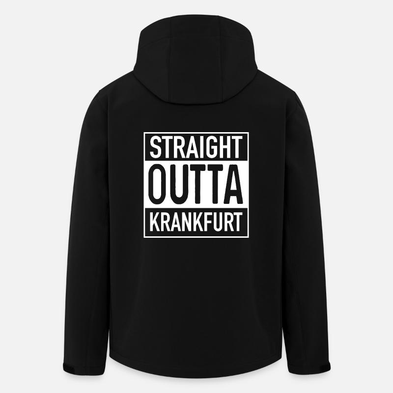 Straight OUTTA KRANKFURT - Men’s Recycled Softshell Jacket by Stanley/Stella - black