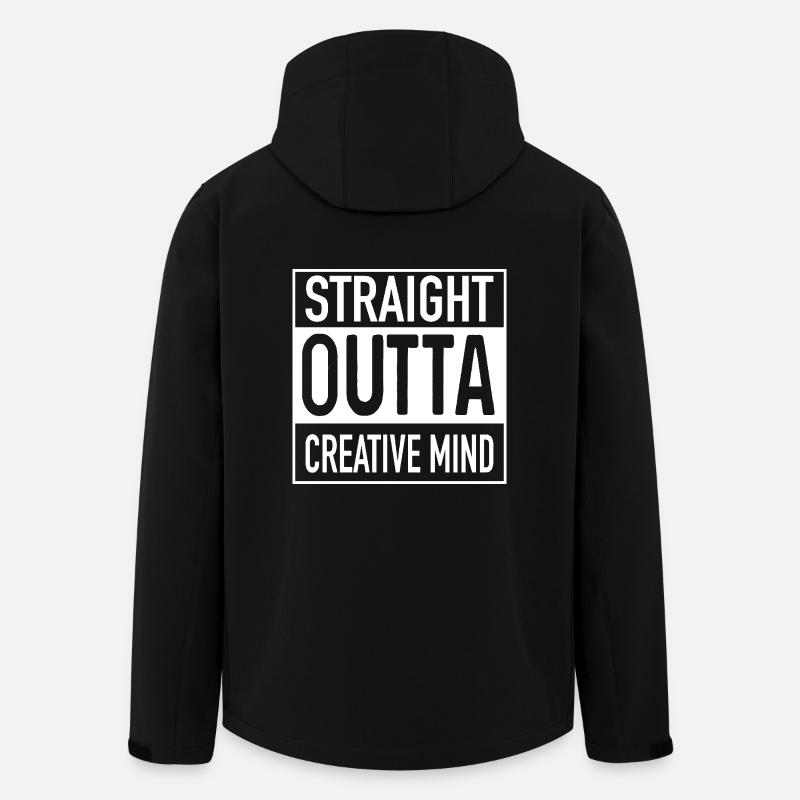 L’ créatif - Veste softshell homme en polyester recyclé Stanley/Stella - noir