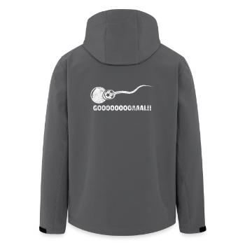 Geschenk Schwangere Frau Schwanger Schwangerschaft - Recycelte Männer Softshell-Jacke von Stanley/Stella - Schwarz - Hinten - AI Model Male 185 light (185cm)