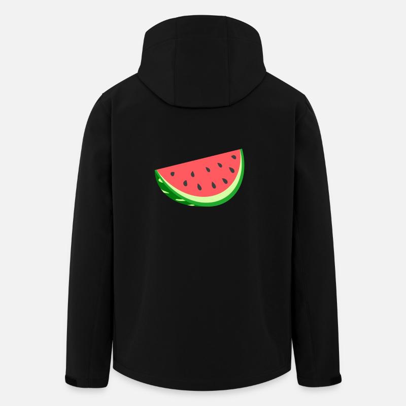Watermelon T-Shirt - Men’s Recycled Softshell Jacket by Stanley/Stella - black