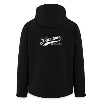 25. Geburtstag fabulous - Geschenk Jahrgang 1993 - Recycelte Männer Softshell-Jacke von Stanley/Stella - Schwarz - Hinten - AI Model Male 185 light (185cm)