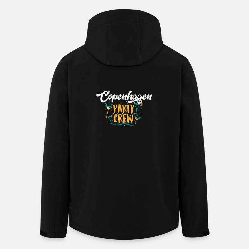 Party Crew Copenhagen - Geschenk - Men’s Recycled Softshell Jacket by Stanley/Stella - black