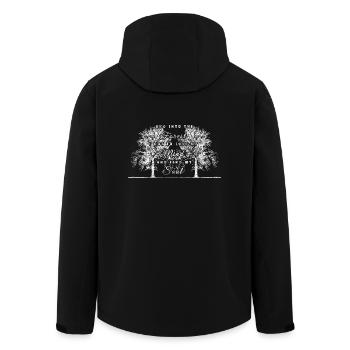 Tree Forest Tree of Life Gift Spiritual Trees - Men’s Recycled Softshell Jacket by Stanley/Stella - black - Back - AI Model Male 185 light (185cm)