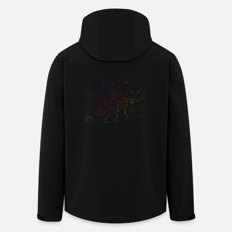 Berlin Karte U-Bahn Stationen - Recycelte Männer Softshell-Jacke von Stanley/Stella - Schwarz