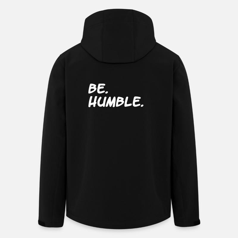 be humble / kendrick lamar / hiphop / gift - Stanley/Stella Men's Recycled Softshell Jacket DISCOVERER - black
