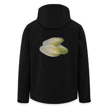 salad salad lettuce halloween vegetables vegetables12 - Men’s Recycled Softshell Jacket by Stanley/Stella - black - Back - AI Model Male 185 light (185cm)