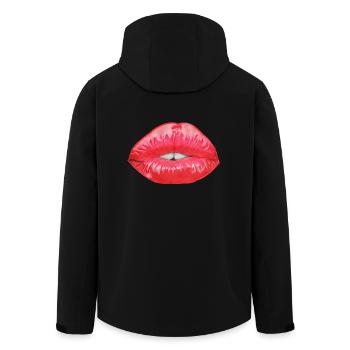 lèvres - Veste softshell homme en polyester recyclé Stanley/Stella - noir - Dos - AI Model Male 185 light (185cm)