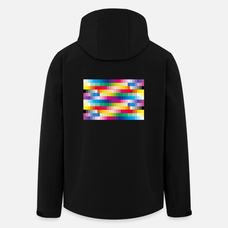 Farben - Recycelte Männer Softshell-Jacke von Stanley/Stella - Schwarz