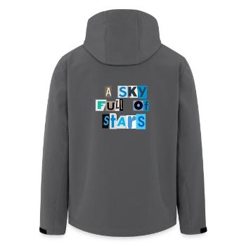 A Sky Full Of Stars - Men’s Recycled Softshell Jacket by Stanley/Stella - black - Back - AI Model Male 185 light (185cm)