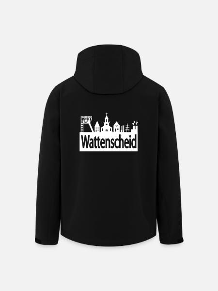 Skyline Wattenscheid - Men’s Recycled Softshell Jacket by Stanley/Stella - black
