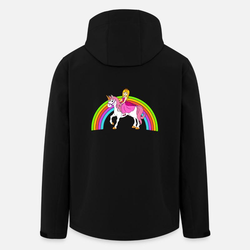 Einhorn - Recycelte Männer Softshell-Jacke von Stanley/Stella - Schwarz