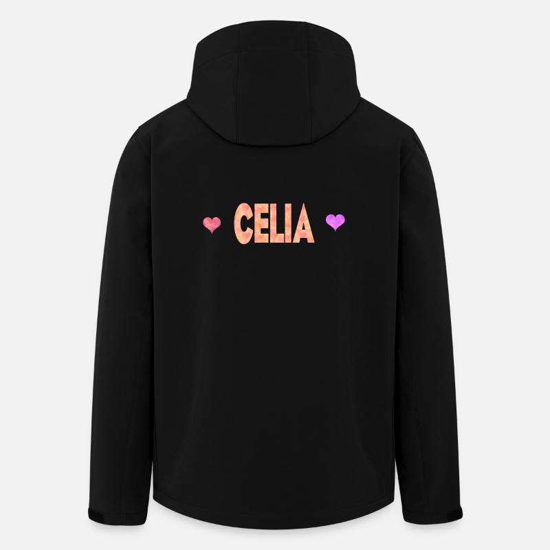 Celia - Men’s Recycled Softshell Jacket by Stanley/Stella - black