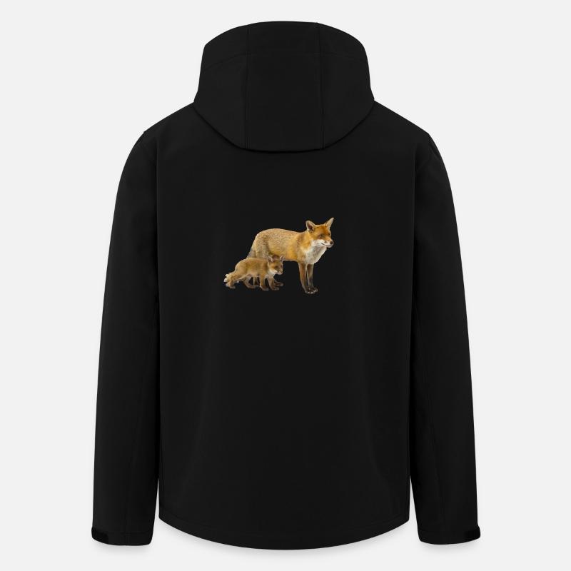 Fox - Men’s Recycled Softshell Jacket by Stanley/Stella - black