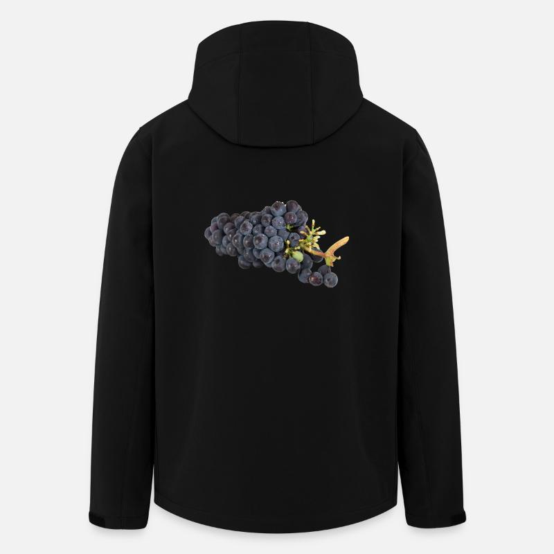 Leckere Weintrauben - Recycelte Männer Softshell-Jacke von Stanley/Stella - Schwarz
