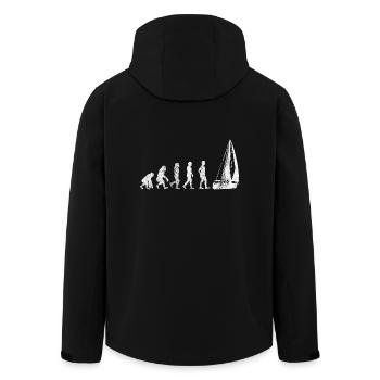 Voilier Cadeau Voilier Sailor Evolution - Veste softshell homme en polyester recyclé Stanley/Stella - noir - Dos - AI Model Male 185 light (185cm)
