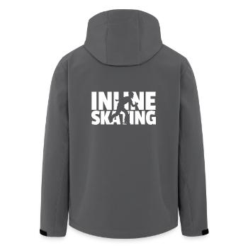 Inlineskater Inlineskaten Geschenk Roller Blades - Recycelte Männer Softshell-Jacke von Stanley/Stella - Anthrazit - Hinten - AI Model Male 185 light (185cm)