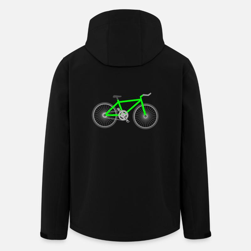 Fixie Fahrrad - Recycelte Männer Softshell-Jacke von Stanley/Stella - Schwarz
