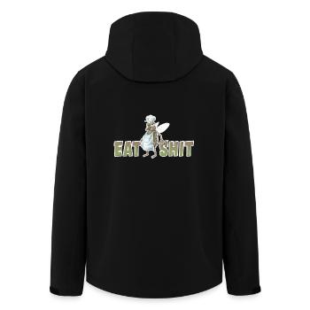 motif chemise mouche Faites cuire à nouveau manger de la merde - Veste softshell homme en polyester recyclé Stanley/Stella - noir - Dos - AI Model Male 185 light (185cm)