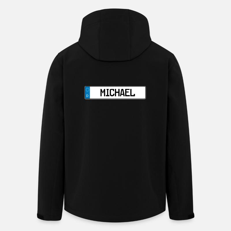 moi Adel cadeau plaque - Veste softshell homme en polyester recyclé Stanley/Stella - noir