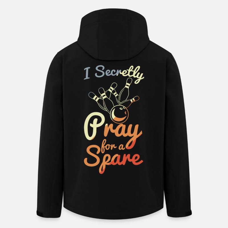 Bowling Joke - Men’s Recycled Softshell Jacket by Stanley/Stella - black