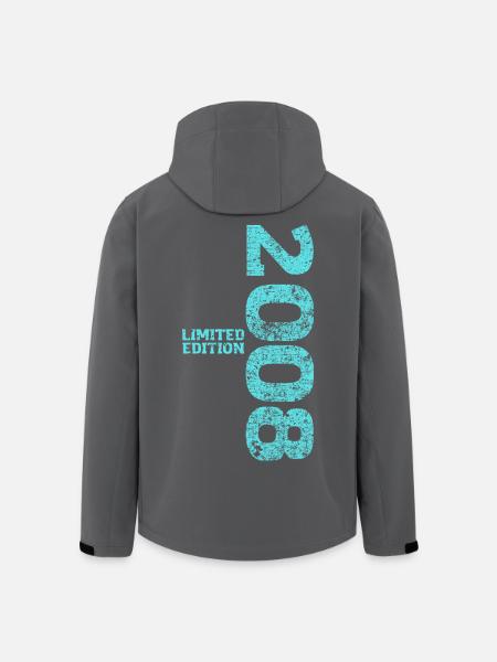 Limited Edition 2008 18th Birthday Gift - Men’s Recycled Softshell Jacket by Stanley/Stella - black
