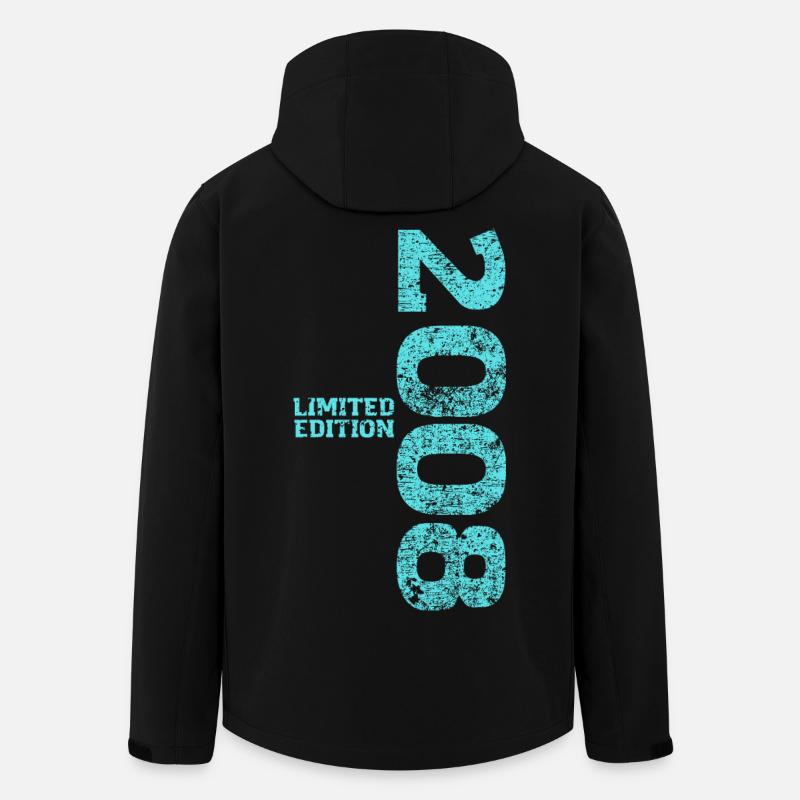 Limited Edition 2008 18th Birthday Gift - Men’s Recycled Softshell Jacket by Stanley/Stella - black