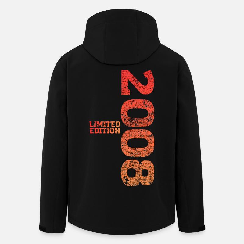 Limited Edition 2008 18th Birthday Gift - Men’s Recycled Softshell Jacket by Stanley/Stella - black