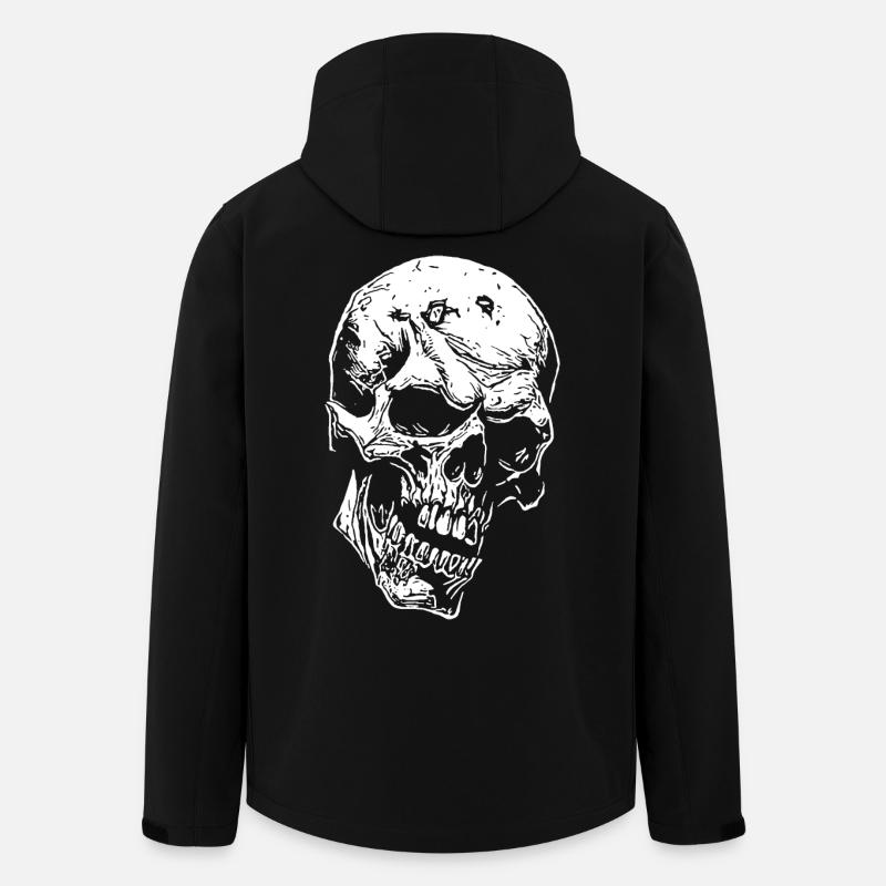 Zombie Skull - Men’s Recycled Softshell Jacket by Stanley/Stella - black