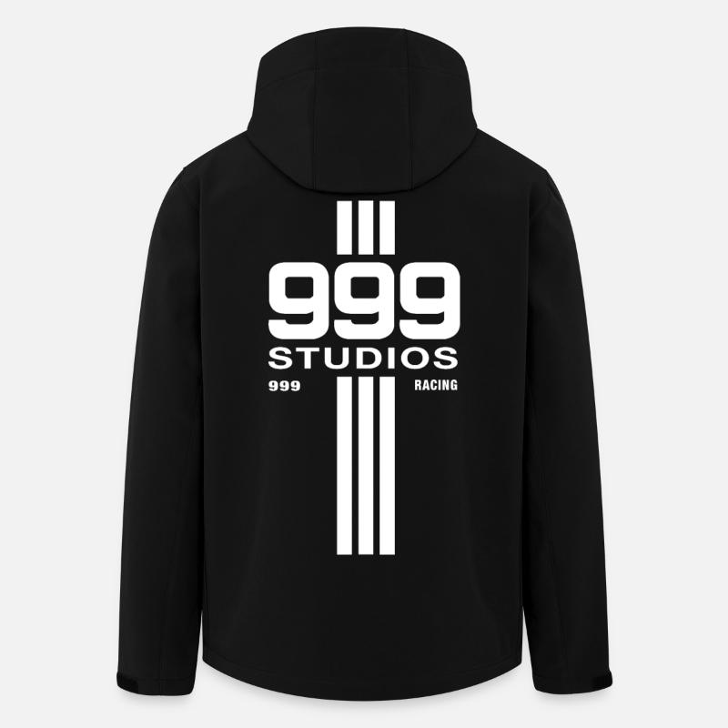 999 RENNEN - Recycelte Männer Softshell-Jacke von Stanley/Stella - Schwarz
