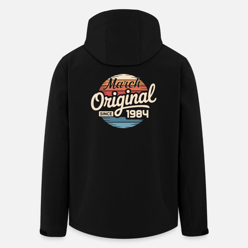 Legendary since march 1984 - Men’s Recycled Softshell Jacket by Stanley/Stella - black