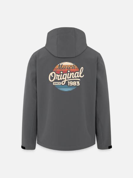 Legendary since march 1983 - Men’s Recycled Softshell Jacket by Stanley/Stella - black