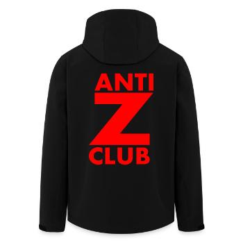 Anti z club - Veste softshell homme en polyester recyclé Stanley/Stella - noir - Dos - AI Model Male 185 light (185cm)