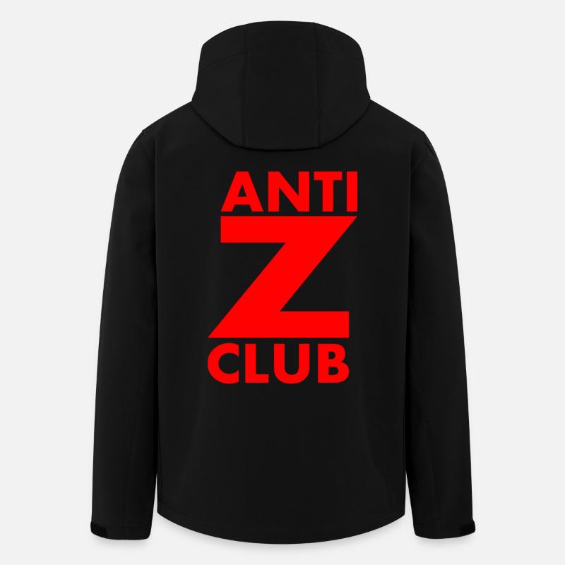Anti z club - Recycelte Männer Softshell-Jacke von Stanley/Stella - Schwarz