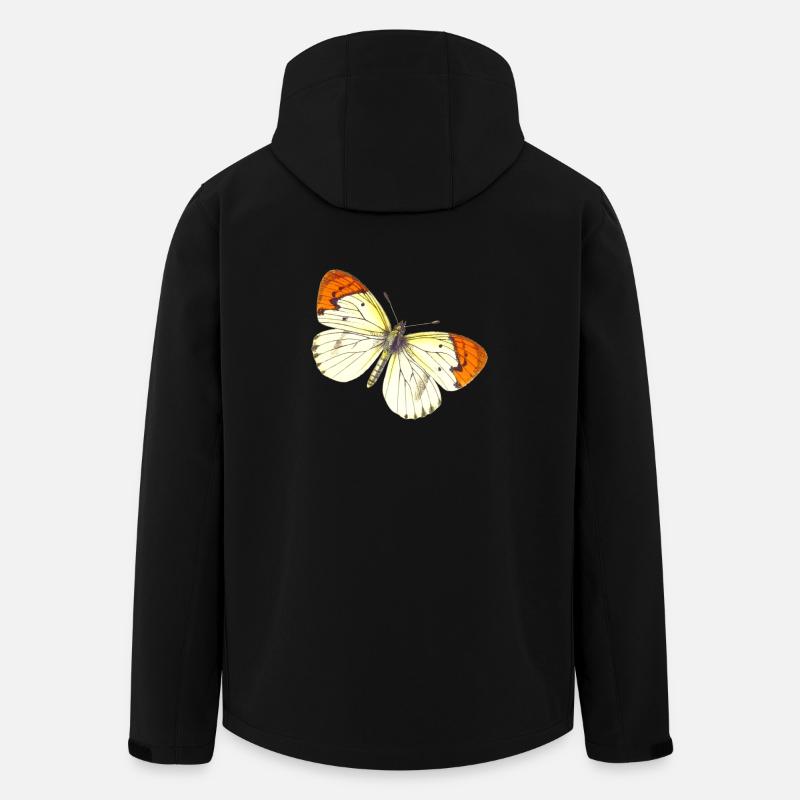 butterfly - Men’s Recycled Softshell Jacket by Stanley/Stella - black