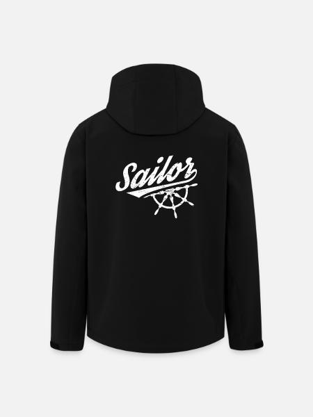 Funny Sail Sailing Sailor Shirt Sailor - Men’s Recycled Softshell Jacket by Stanley/Stella - black