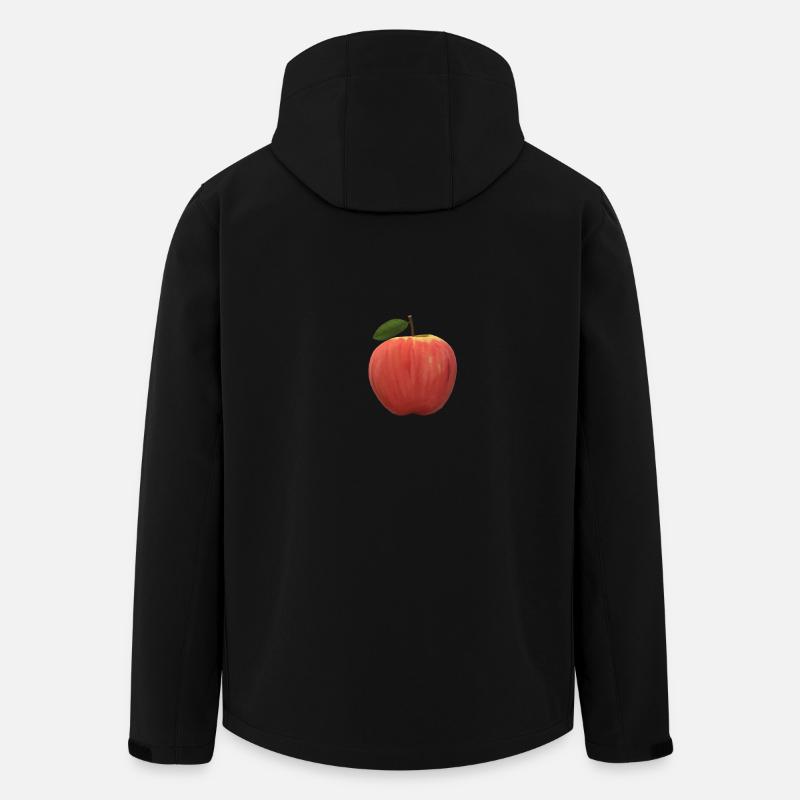 pomme - Veste softshell homme en polyester recyclé Stanley/Stella - noir