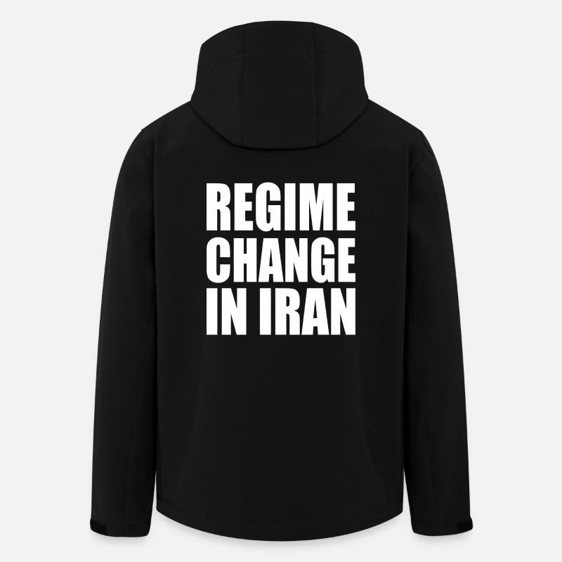 Regime change in iran - Recycelte Männer Softshell-Jacke von Stanley/Stella - Schwarz