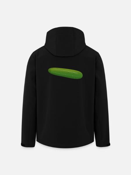 Gurke Zuccini Zucchini Zuchini Spreewald Geschenk - Recycelte Männer Softshell-Jacke von Stanley/Stella - Schwarz