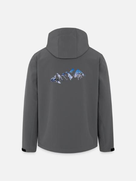 snowscape - Veste softshell homme en polyester recyclé Stanley/Stella - noir