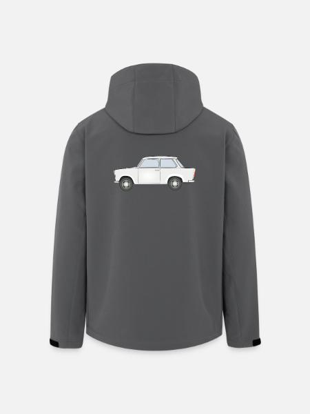 Trabi - Recycelte Männer Softshell-Jacke von Stanley/Stella - Schwarz