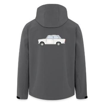 Trabi - Veste softshell homme en polyester recyclé Stanley/Stella - charbon - Dos - AI Model Male 185 light (185cm)