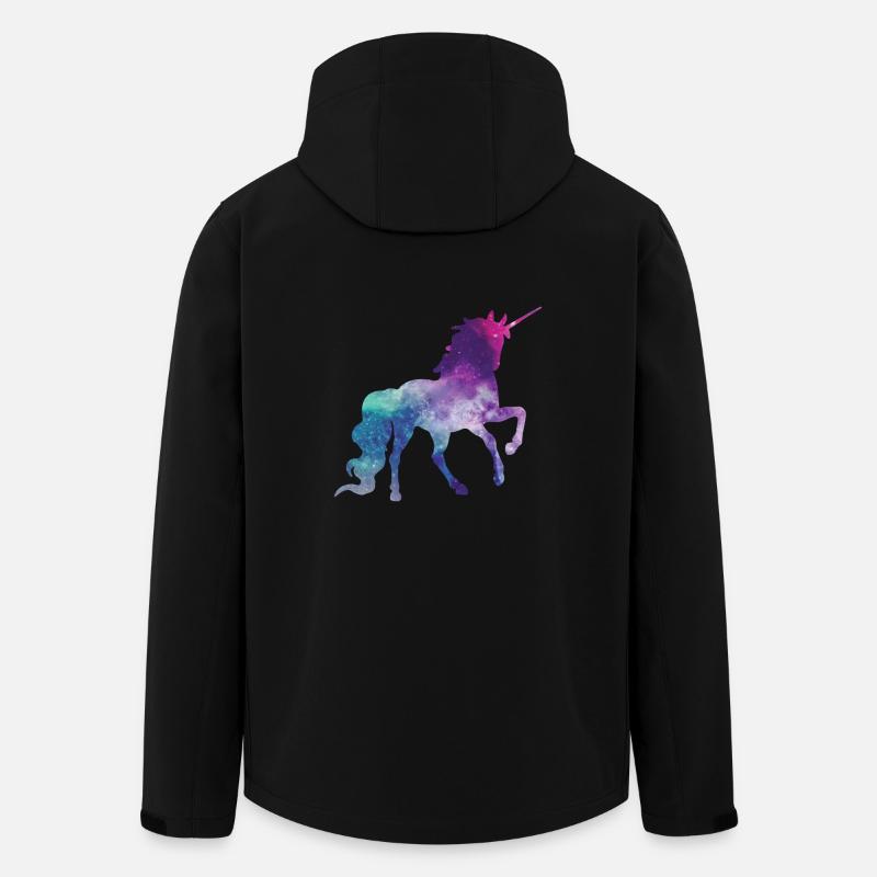 unicorn - Men’s Recycled Softshell Jacket by Stanley/Stella - black
