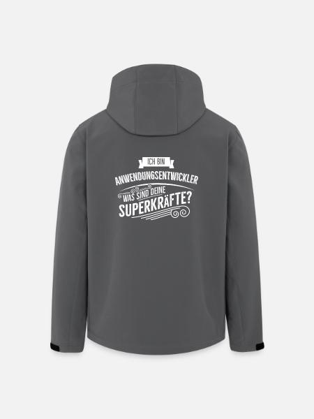 Anwendungsentwickler - Recycelte Männer Softshell-Jacke von Stanley/Stella - Schwarz