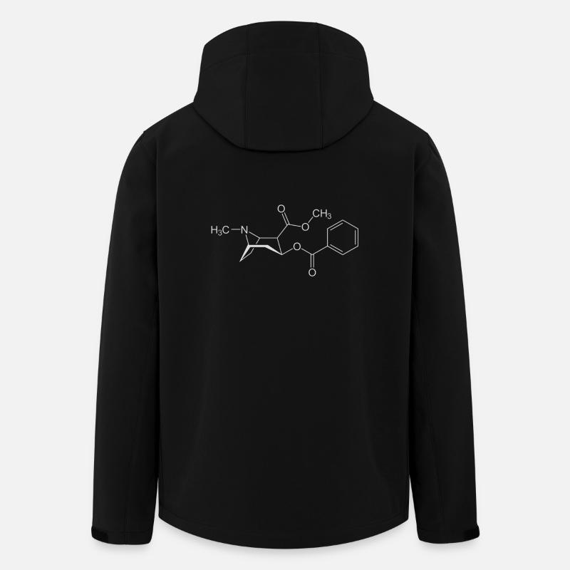 Drogue de la cocaïne - Veste softshell homme en polyester recyclé Stanley/Stella - noir
