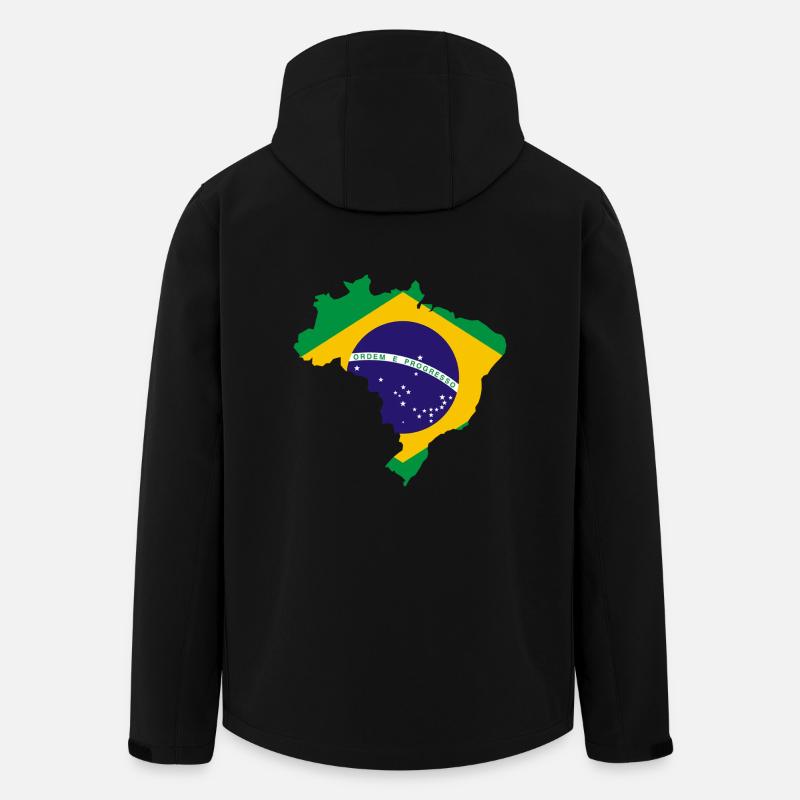 BRASILIEN - Recycelte Männer Softshell-Jacke von Stanley/Stella - Schwarz